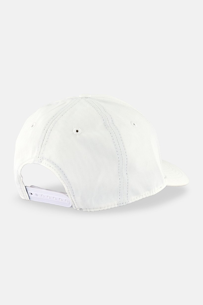 Men Embroidered Logo Adjustable Baseball Cap, White